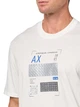 Футболка хлопковая мужская Armani Exchange 206986888 2XL Молочная (1159932936) - изображение 3
