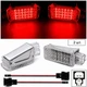LED-підсвітка ніг салону багажника бардачка skoda шкода AUDI Ауді Porsche порше VW Volkswagen фольцваген seat, а червона - зображення 1