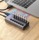 USB хаб Acasis HS-707MG USB 3.2 Gen 2 з блоком живлення 7 портів hub концентратор алюмінієвий - зображення 2
