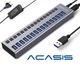 USB хаб Acasis HS-716MG USB 3.2 Gen 2 з блоком живлення 16 портів hub концентратор алюмінієвий - зображення 1