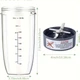 Чаша з ножем для блендера Nutribullet 900 мл (для моделей 600W і Pro 900W) - зображення 2