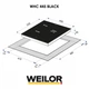 Электрическая варочная поверхность weilor whc 445 black - изображение 2