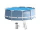 Каркасный бассейн Intex 26718FS Prism Frame Premium Pool 366×122 см с насосом 3785 л/ч и лестницей 122 см (IND-26718FS) - изображение 2