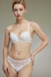 Комплект белья: бюстгальтер push-up и трусики 9458 Balaloum белый 75B/M - изображение 1