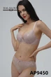 Комплект белья: бюстгальтер push-up и бразилианы 9450 Balaloum фламинго 75C/M - изображение 1