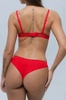 Комплект белья: бюстгальтер push-up и бразилианы 9451 Balaloum красный 80B/L - изображение 2