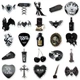 Стикеры готические черные 50 шт, Gothic Stickers - изображение 2