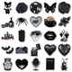 Стикеры готические черные 50 шт, Gothic Stickers - изображение 3