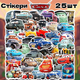 Стікери Тачки 25 шт, Блискавка Маквін - зображення 1