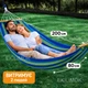 Гамак с планками подвесной 200х80см тканевый прочный мексиканский для отдыха и сада туристический навесной с чехлом - изображение 5