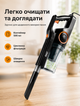 Пылесос вертикальный 2 в 1 ручной электрический сетевой бытовой для дома уборки пола ковров паркета мебели автомобиля с HEPA фильтром контейнером 0.5 л 400 Вт - изображение 2