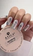 ATICA Builder Gel Floral 02 15мл молочний гель з синіми сухоцвітами - изображение 3