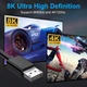 Displayport KVM Switch 1 монитор 2 компьютера с кабелем 8K60Hz - изображение 7