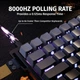 Механическая игровая клавиатура ATTACK SHARK X68 HE Gray gradient (Moonlit night) | Серая | Rapid, магнитные переключатели RGB - изображение 3