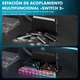 Зарядная станция 4 в 1 для игровых контроллеров Nintendo Switch 2 с подсветкой - изображение 2