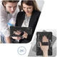 Протиударний чохол X-CASE з підставкою 360° та ремінцем для Samsung Galaxy Tab S9 FE 10.9" / Tab S9 11" (SM-X510, SM-X516, SM-X710, SM-X716) Чорний - зображення 5