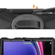 Протиударний чохол X-CASE з підставкою 360° та ремінцем для Samsung Galaxy Tab S9 FE 10.9" / Tab S9 11" (SM-X510, SM-X516, SM-X710, SM-X716) Чорний - зображення 11