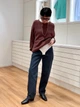 Женское боди AIRism UNIQLO с длинным рукавом 1160042939 (Молочный L) - изображение 4