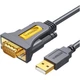 Кабель для передачі даних USB to COM M 2.0m DB9 RS-232 CR104 black Ugreen (20222) - зображення 1