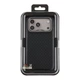 Чохол Premium Kajsa Glamorous Collection Pyramid Pattern with MagSafe для iPhone 17 Pro Max Black O-Ring - изображение 3