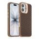 Чохол Premium Kajsa Glamorous Collection Pyramid Pattern with MagSafe для iPhone 17 Black - изображение 3