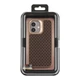 Чохол Premium Kajsa Glamorous Collection Pyramid Pattern with MagSafe для iPhone 17 Desert Gold - изображение 4