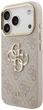 Etui na smartfon Guess 4G Big 4G Classic Logo Big Strap Metal Buttons do Apple iPhone 17 Pro Pink (3666339488888) - obraz 3