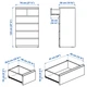 Комода ІКЕА STORKLINTA 70x50x120 см Імітація дуба (00627544) - зображення 6