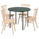 Стіл і 4 стільці ІКЕА IKEA PS 2026 / HÖGVED 96 см сосна (s39634416) - изображение 1
