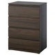 Комода ІКЕА STORKLINTA 70x50x98 см імітація дуба (10627553) - изображение 1