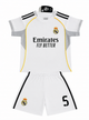 Детская футбольная форма Беллингем Bellingham (Номер 5) ФК "Real Madrid" Основная. Новый сезон 25/26. Размер 30 (на рост 155-165см) Вышитые эмблемы. - изображение 1