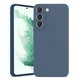 Чехол Fiji Full Soft Premium для Samsung Galaxy S21 (G991) противоударный бампер с микрофиброй Dark Blue - зображення 1