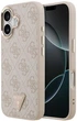 Чохол для смартфона Guess 4G Triangle Logo MagSafe для Apple iPhone 17 Pink Gold (3666339521431) - зображення 1