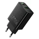 Мережевий зарядний пристрій Hoco CS94A 20 Вт USB-C+USB-A PD/QC чорний - изображение 4