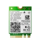 Бездротова мережева карта MOGE Intel AX210 WiFi 6E Tri-Band 5374Mbps для ноутбуків, ігрова WiFi карта M.2, інтерфейс WiFi приймач Bluetooth 5.3 - изображение 1