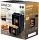 Мультипіч Sencor Dual Vita Fryer SFR1250BK - зображення 14
