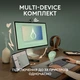 Комплект (клавиатура, мышь) беспроводной Logitech Pebble 2 Combo Graphite (920-012239) - изображение 7