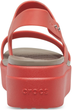 Жіночі Сандалі Бруклін crocs brooklyn low wedge Red/Brown (42-43, червоний) - изображение 6