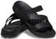 Жіночі шльопанці Crocs Getaway Strappy Slide Black (36-37, чорний) - зображення 1