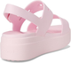 Жіночі Сандалі Бруклін crocs brooklyn low wedge Pink (42-43, яскраво рожевий) - изображение 5