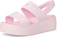 Жіночі Сандалі Бруклін crocs brooklyn low wedge Pink (42-43, яскраво рожевий) - изображение 7