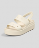 Жіночі Сандалі Бруклін crocs brooklyn low wedge Stucco (41-42, бежевий) - изображение 2