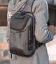 Однолямочный рюкзак через плечо Bange BG-7082 9л Сумка-слинг с USB-разъемом и замком Gray (19379) - изображение 9