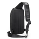 Однолямочный рюкзак через плечо Bange BG-7566 7л Сумка-слинг с USB-разъемом Black (19367) - изображение 2