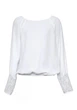 Блузка для девочки с длинным рукавом Sly 124/S/18 белый 164 - изображение 4