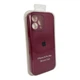 Чохол для смартфона Silicone Full Case AA Camera Protect for Apple iPhone 16 Pro 47,Plum - изображение 2