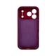 Чохол для смартфона Silicone Full Case AA Camera Protect for Apple iPhone 17 Pro 47,Plum - изображение 3