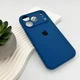 Чохол для смартфона Silicone Full Case AA Camera Protect for Apple iPhone 17 Pro Max 16,Blue - изображение 4