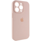 Чохол для смартфона Silicone Full Case AA Camera Protect for Apple iPhone 14 Pro Max 15,Pink Sand - изображение 2