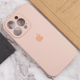 Чохол для смартфона Silicone Full Case AA Camera Protect for Apple iPhone 14 Pro Max 15,Pink Sand - изображение 5